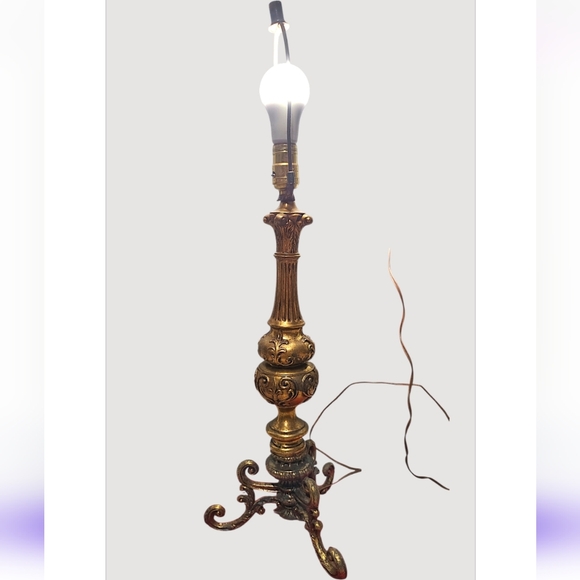 Vintage Carl Falkenstein Lamp Base 7112 Hollywood Regency MCM Mid-Century Brass